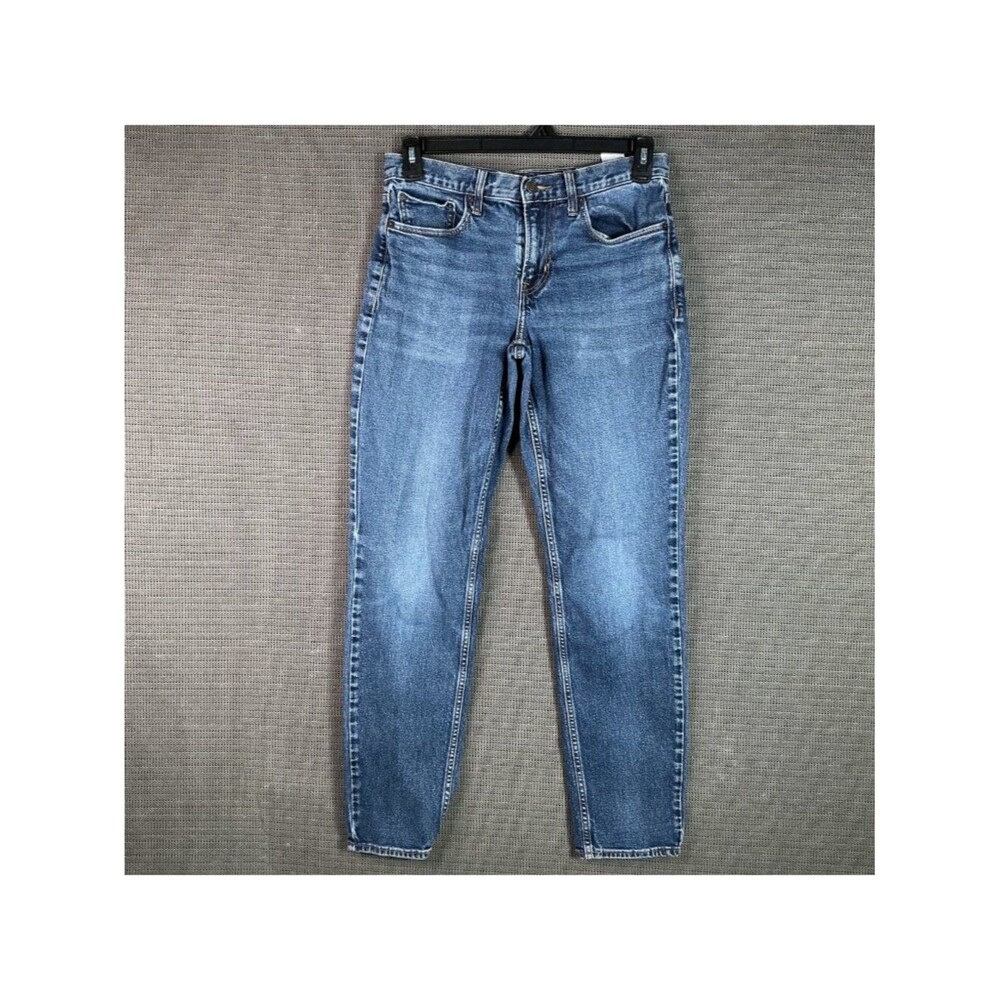 Old Navy Mens Athletic Taper Jeans 31x34 Built-In Flex Stretch Denim Medium Wash